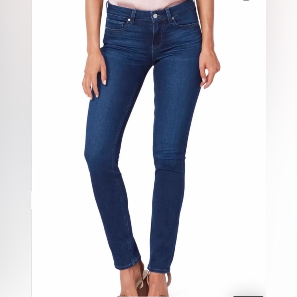 PAIGE Skyline Skinny Jeans in Rosalyn Wash